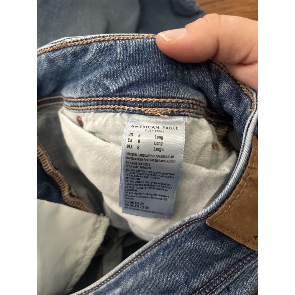 American Eagle KickBoot Womens 8 Long Next Level Stretch Bootcut Preppy - Picture 5 of 6